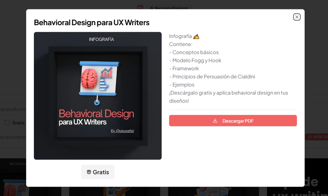 behavioral design en UXW