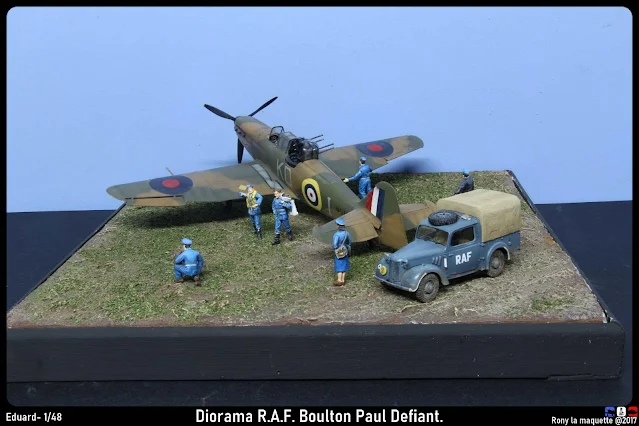 Diorama RAF Boulton Paul Defiant