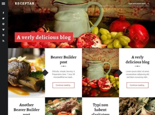 Free Wordpress Themes for Food Blogs