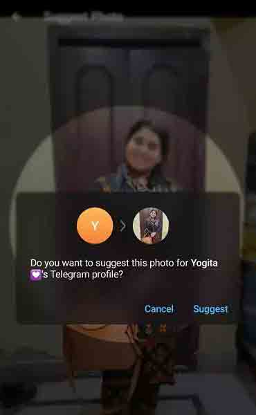 اقتراح صورة ملف تعريف لجهة اتصال Telegram