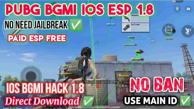 Pubg IOS BGMI ESP Hack 1.8 C2S4 New 1.8.0