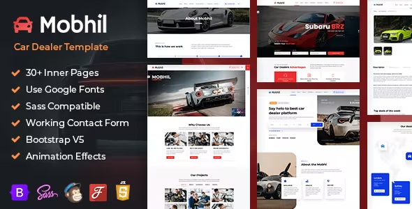 Best Car Dealer Bootstrap 5 HTML Template