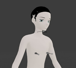 Anime Human character rig fbx free 3d models