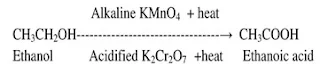 Conversion of ethanoic acid from ethanol is called oxidation reaction