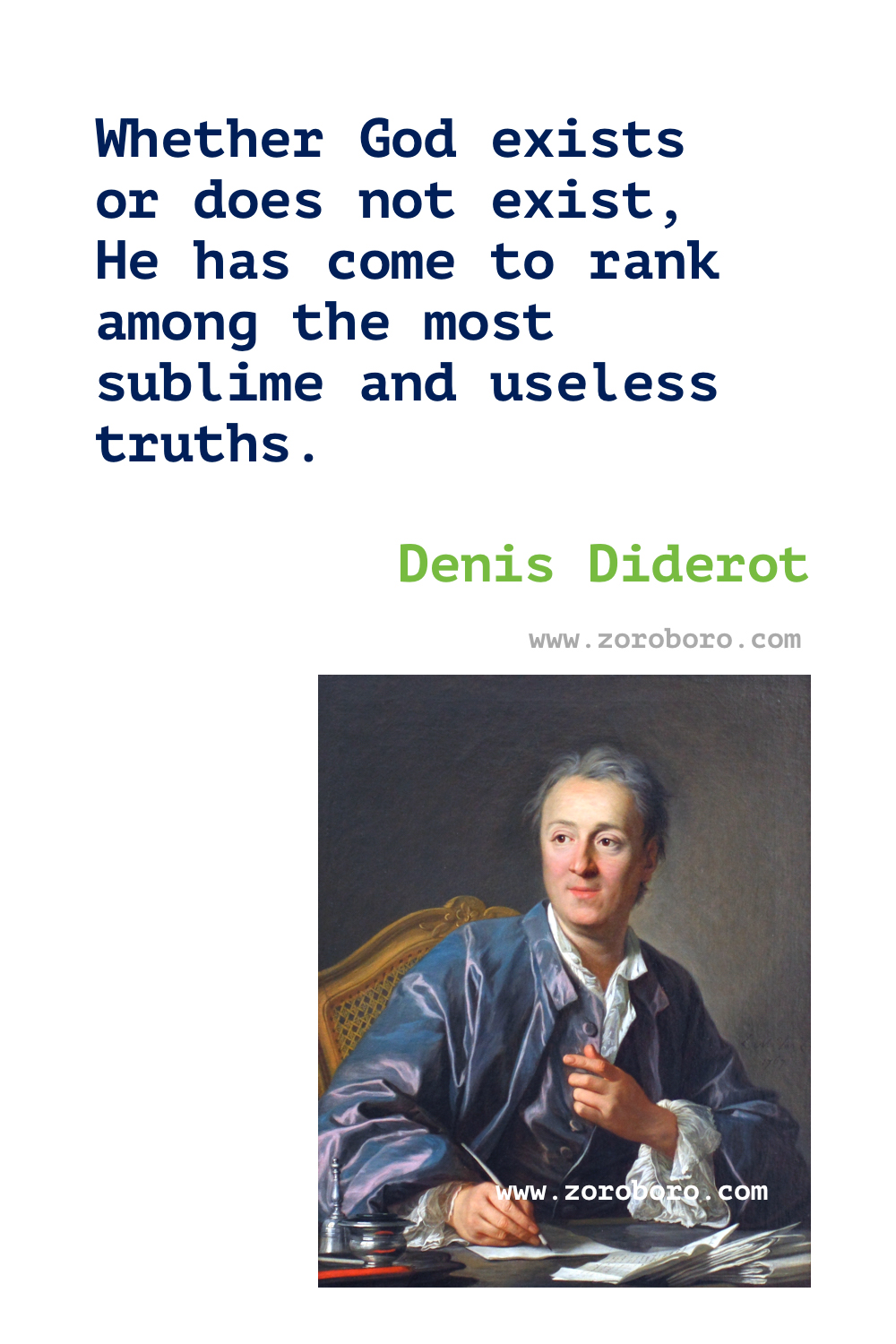 Denis Diderot Quotes. Denis Diderot Books Quotes. Denis Diderot Philosophy. Denis Diderot Effects, Beliefs & Book Quotes