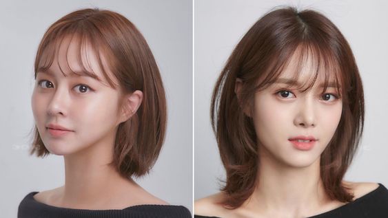 rambut pendek wanita korea