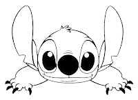 Cute Stitch coloring page