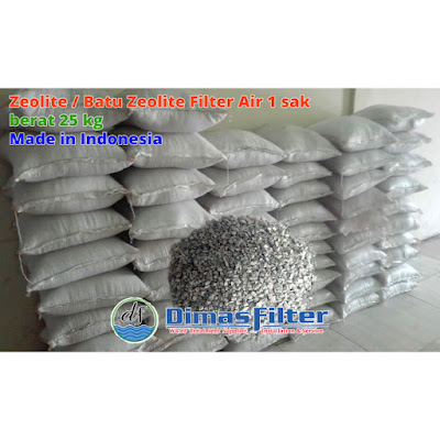 Jual Batu Zeolite Zeolit Indonesia Untuk Pengolahan Filter Air Per kg Per Sak Karung 25kg - Dimas Filter Air 0878-8000-4755