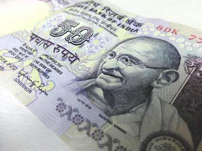 a 50 rupee note