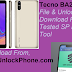 Tecno BA2 FRP File & Unlock File Download Free Tested SP Flash Tool