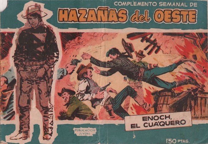 HAZANAS DEL OESTE SERIE AZUL-07 - Enoch  el Cuaquero  -LEITURA ONLINE DE QUADRINHOS EM ESPANHOL