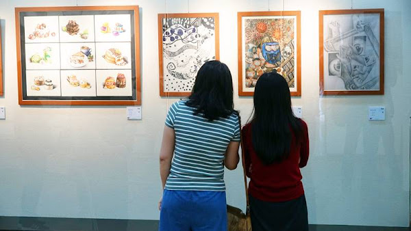 ▲Doodle塗呀！彰藝中國中部第六屆美術班畢業展，藉由作品一窺學生的藝術涵養、創意發想及平日努力的軌跡。