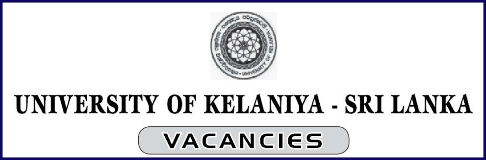 Academic Vacancies - University of Kelaniya