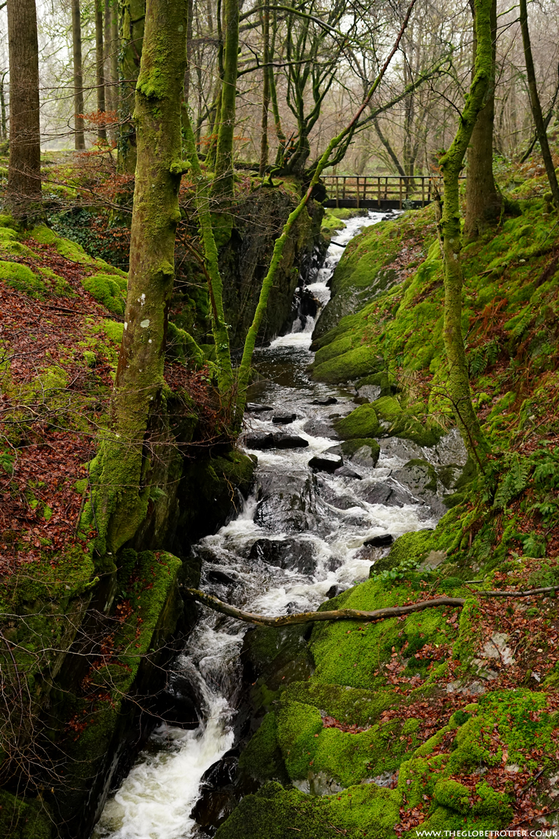 Peiran Falls in the Hafod Estate