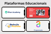 PLATAFORMAS EDUCACIONAIS           KHAN ACADEMY | REDAÇÃO PAULISTA | PREPARA-SP | PROGRAMAÇÃO