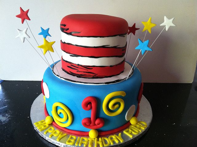 dr.seuss cake