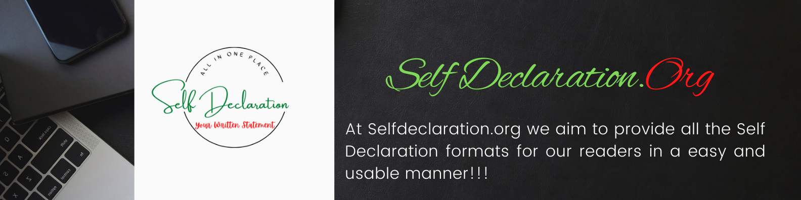 Self Declaration