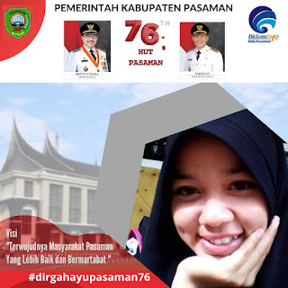 Twibbon Hari Jadi Kabupaten Pasaman, 8 Oktober 2021