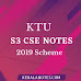 KTU CSE S3 NOTES 2019 SCHEME | Computer Science notes