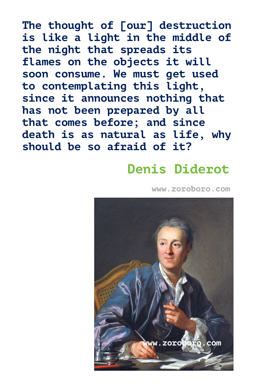 Denis Diderot Quotes. Denis Diderot Books Quotes. Denis Diderot Philosophy. Denis Diderot Effects, Beliefs & Book Quotes