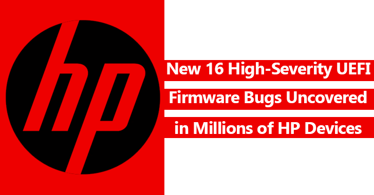 New 16 High-Severity UEFI Firmware Bugs Uncovered in Millions of HP Devices