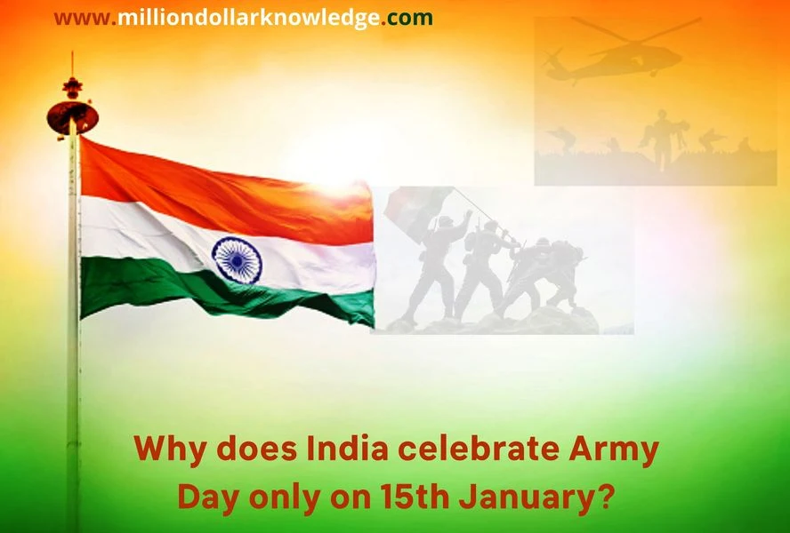 Why does India celebrate Army Day only on 15th January?, World's largest national flag made of Khadi cloth