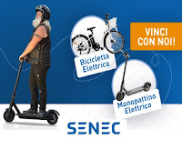 Concorso Senec "L'Energia che avanza" : vinci gratis bicicletta, monopattino elettrico e altri 126 premi