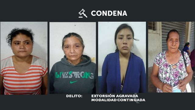 El Salvador: Mujeres extorsionistas son condenadas a 20 y 15 años de cárcel