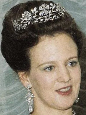 diamond floral tiara princess dagmar denmark queen margrethe