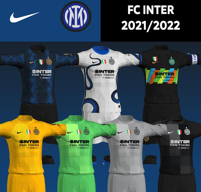 NEW Inter Milan 2021-2022 Kits For PES 2013