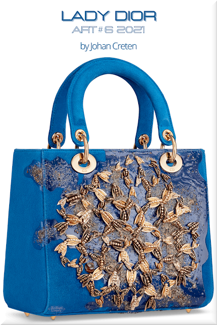 ♦Lady Dior Bag Art Edition 6th 2021 by Johan Creten France #dior #brilliantluxury