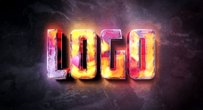 Cinematic Modern Fire Logo Intro : After Effects Template