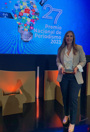 Adelita Coriat gana Premio del Fórum XXVII de Periodismo