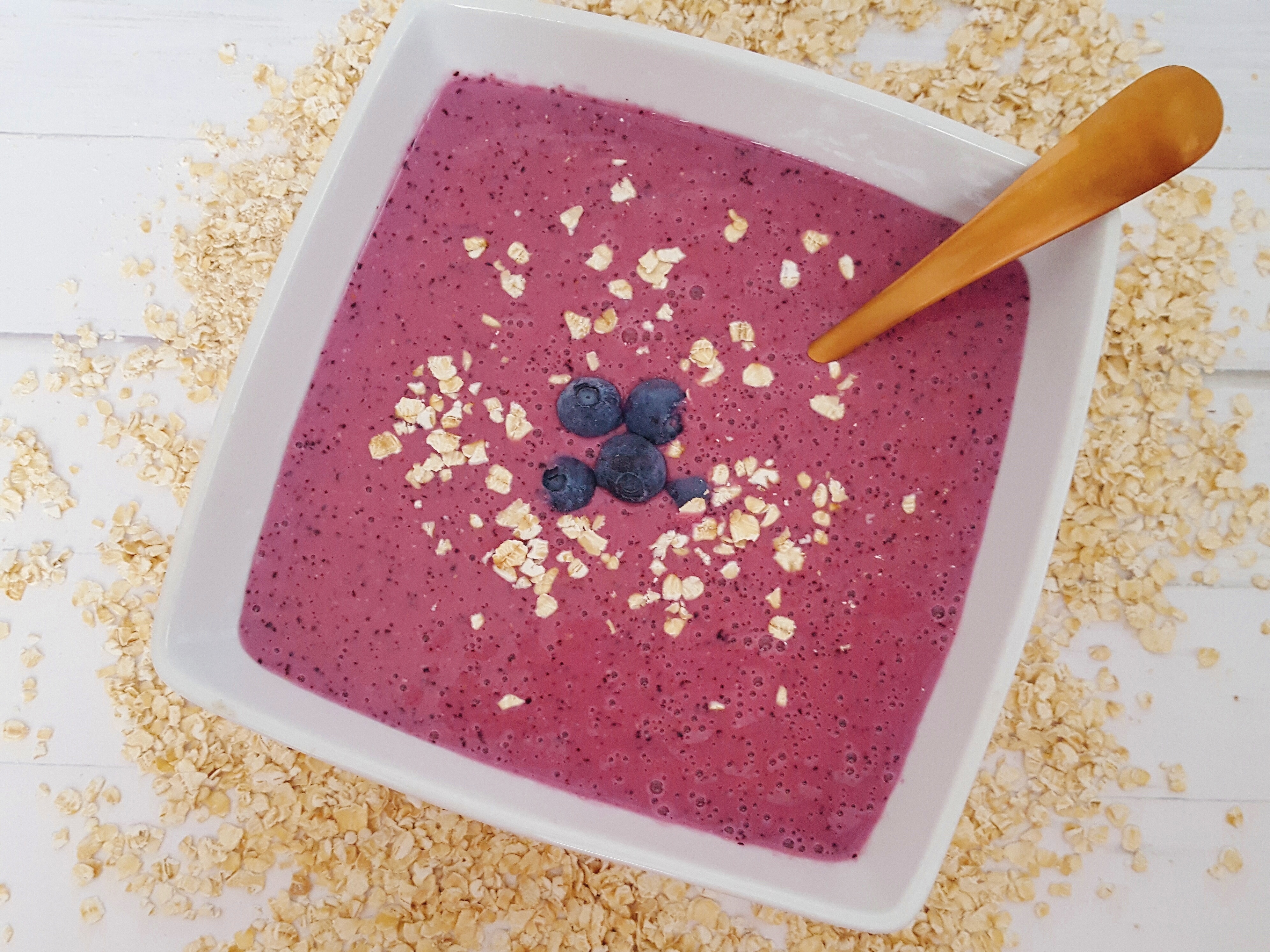Blueberry Oat Smoothies