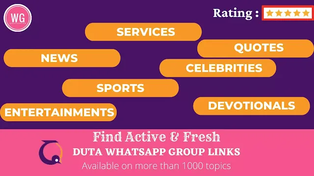 Duta WhatsApp Group Links  Join Now