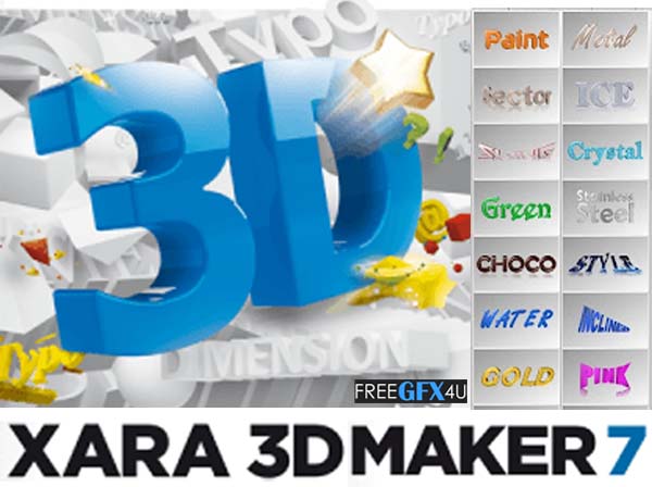 Xara 3D Maker 7 Full version