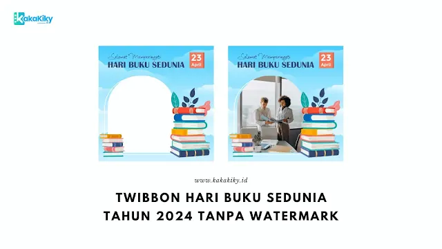 twibbon hari buku sedunia tahun 2024 tanpa watermark