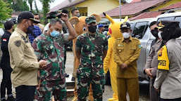 Bupati Tebo Dampingi Danrem Gapu Tinjau Vaksinasi Anak.