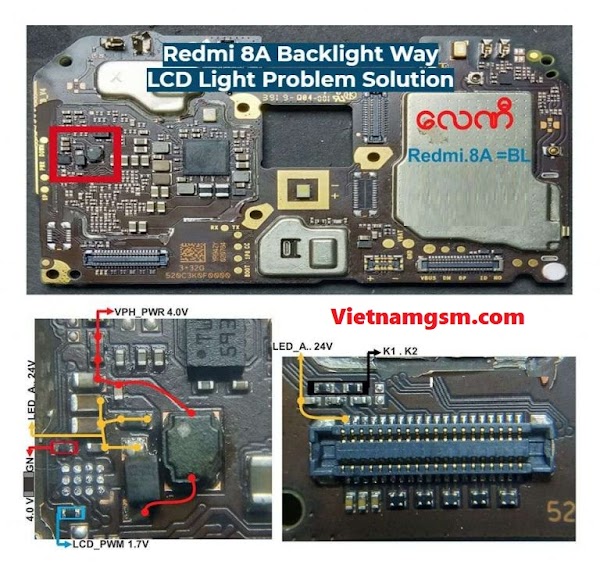 Xiaomi Redmi 8A Backlight Problem
