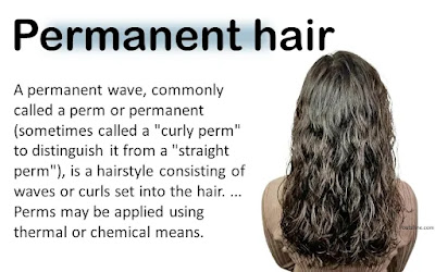 Hairstyle Vocabulary: Permanent hair