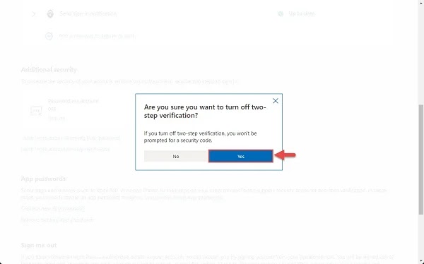كيفية تمكين المصادقة الثنائية على Microsoft account