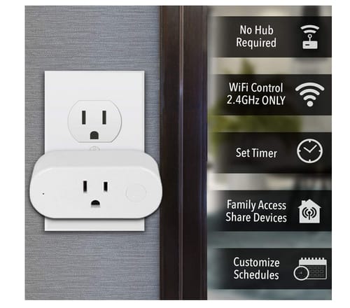 IBRIGHT X10S Remote App Control Smart Home WiFi Outlet