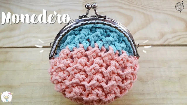 COMO TEJER GRATIS Monedero Redondo a Crochet
