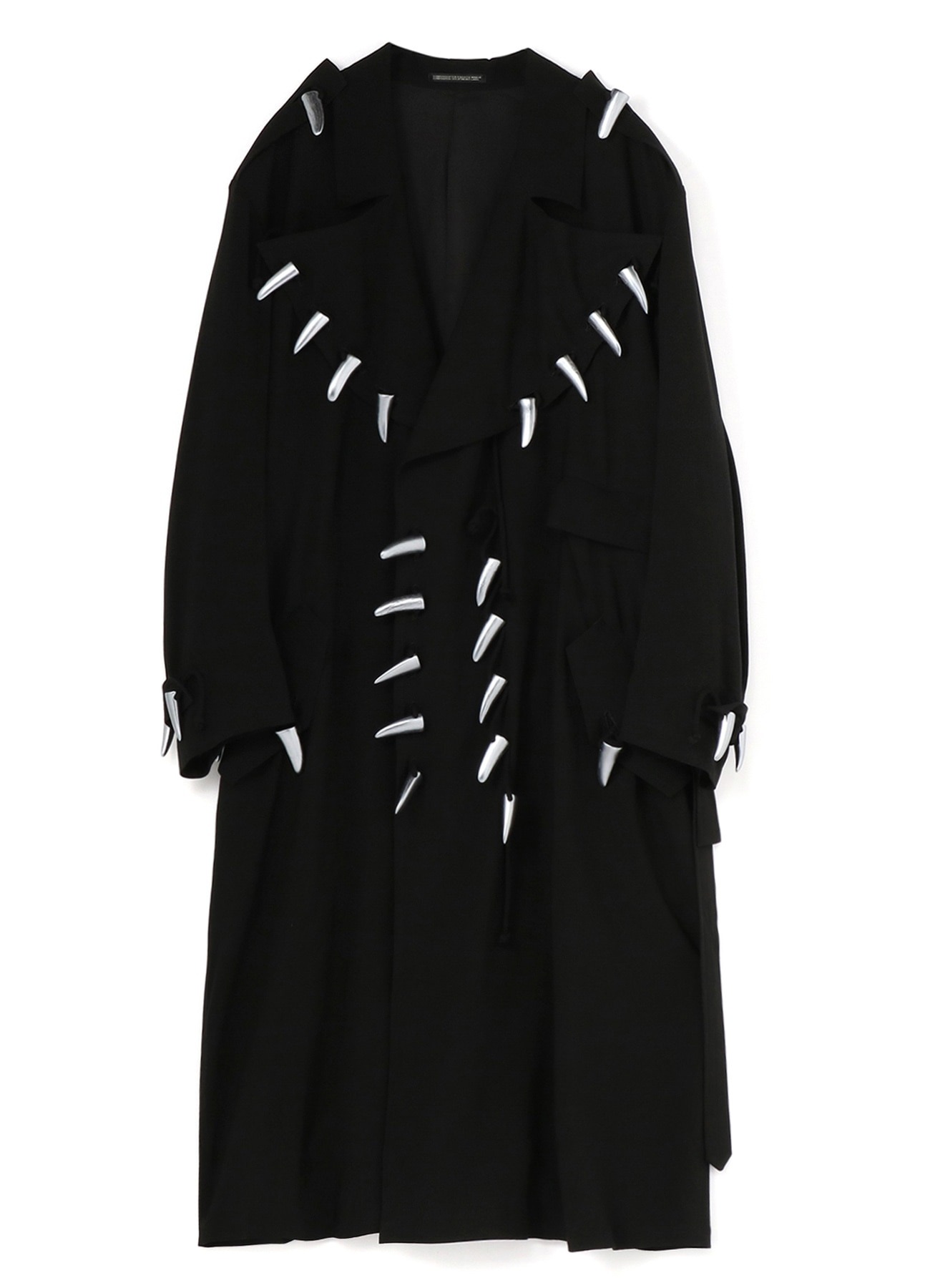 YOHJI YAMAMOTO POUR HOMME TOGGLE BUTTON TRENCH COAT