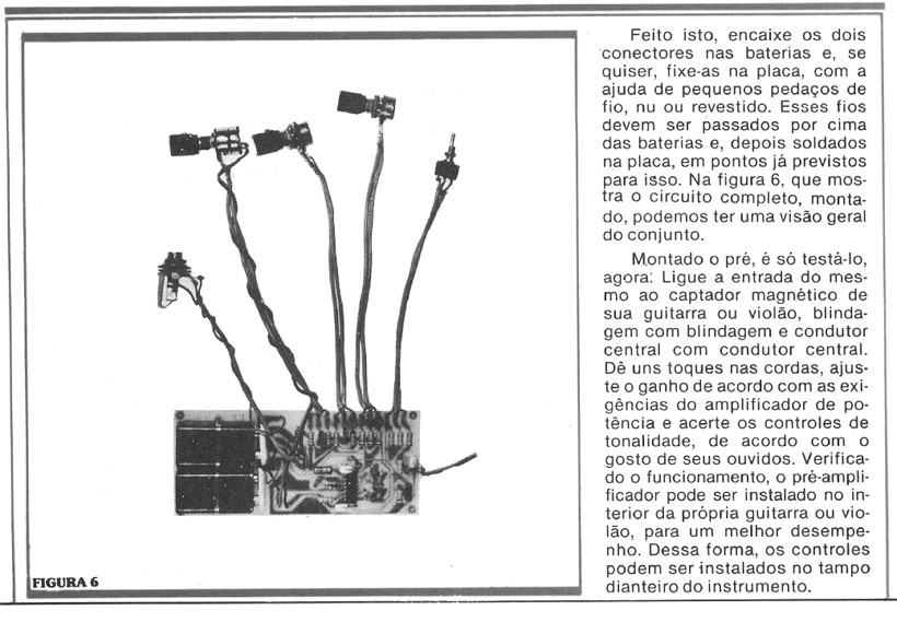 NOVA ELETRÔNICA n.19 - 09/1978 PRÉ-AMPLIFICADOR GUITARRA