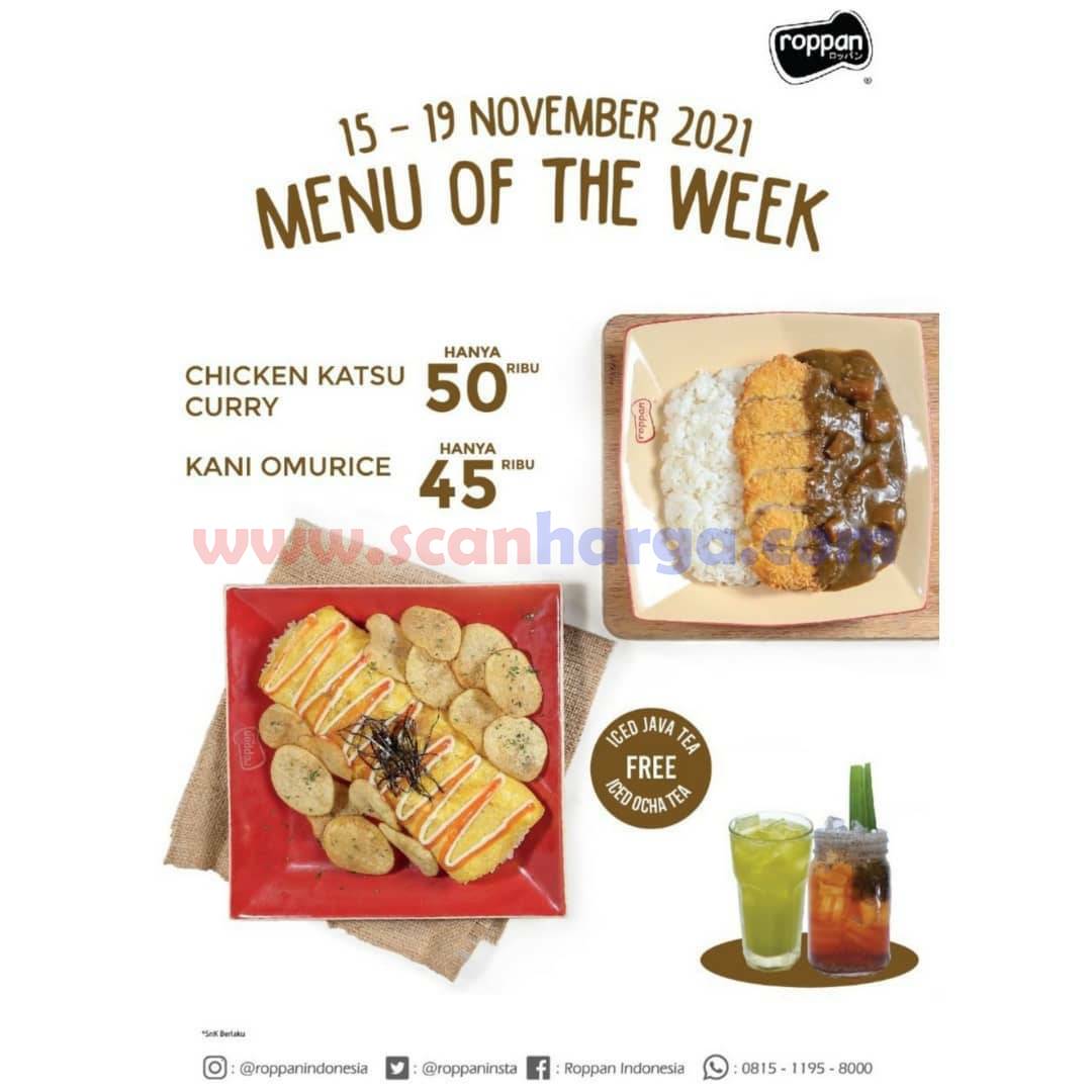 ROPPAN Promo Terbaru Menu Of The Week