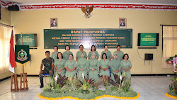 Rapat Paripurna Dalam Rangka Serah Terima Jabatan Ketua Persit Kartika Chandra Kirana Cabang XXXII Kodim 1609/Buleleng