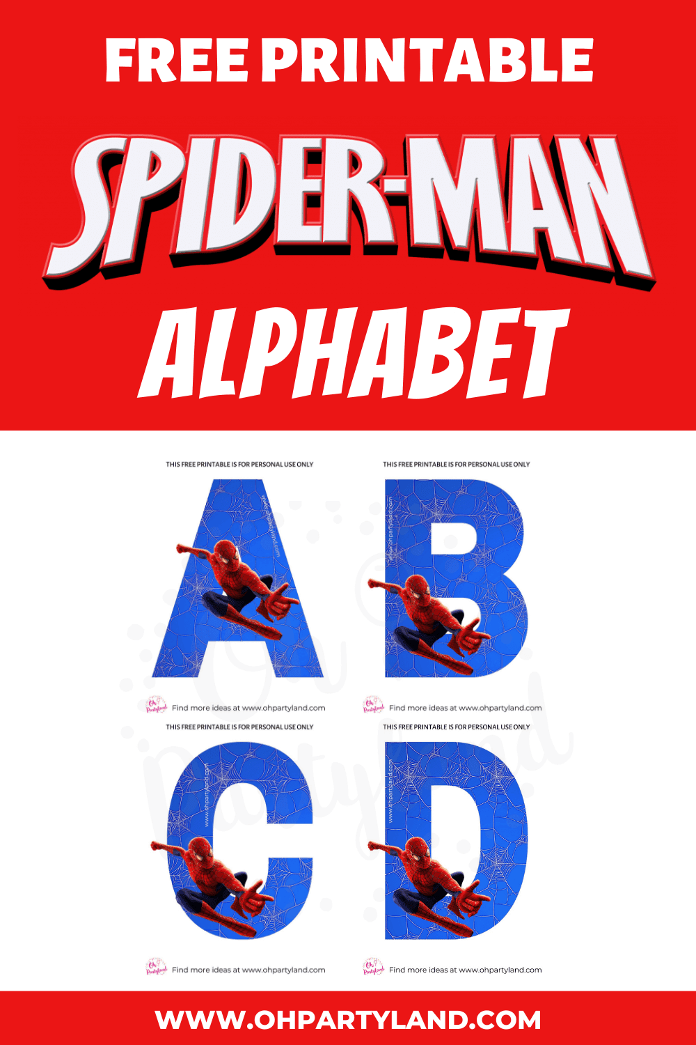 free-printable-Spiderman-alphabet