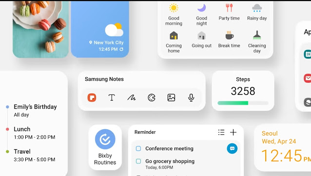 every widget - even non-Samsung ones now has rounded corners