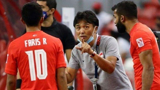 Pelatih Singapura, Tatsuma Yoshida Sebut 2 Keunggulan Timnas Indonesia.lelemuku.com.jpg